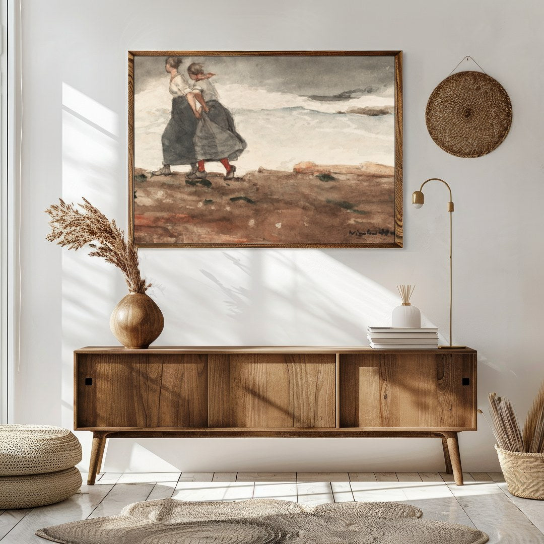 Experience the raw beauty and untamed power of nature with this evocative piece. Featuring two for Sitting Area