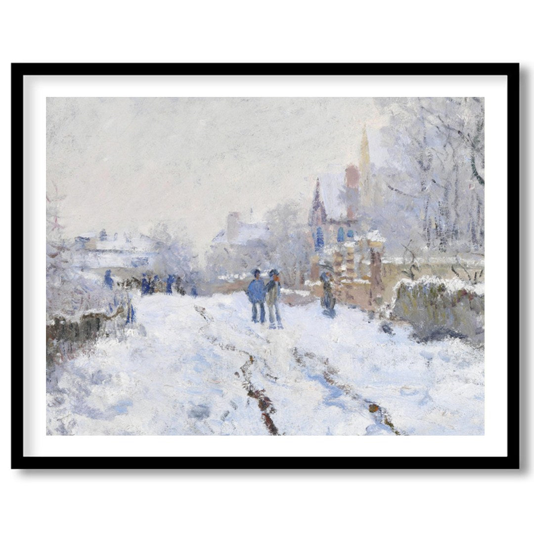 Immerse yourself in the serene beauty of a winter wonderland with this evocative piece. The artwork for sanctuary