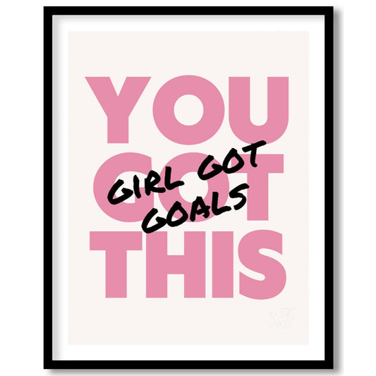 This exceptionally empowering typographic art print delivers a powerful and uplifting message throu… for room